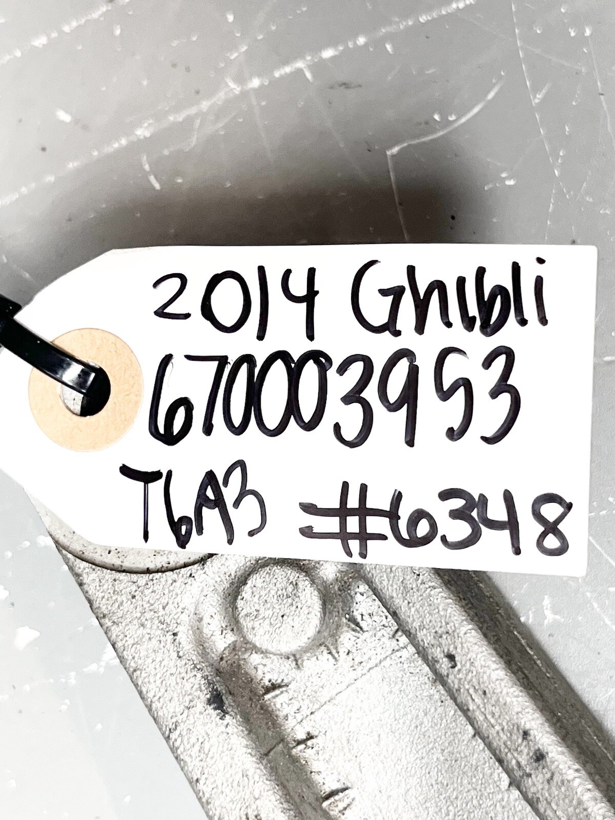 ⭐️2014-2019 MASERATI GHIBLI M157 TRANSMISSION MOUNT BRACKET CROSSM 670003953 OEM