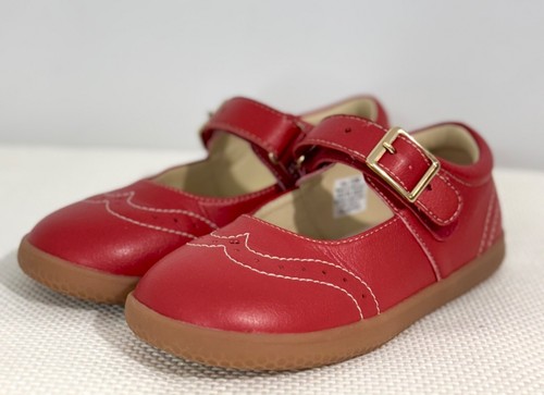 Livie And Luca Libra Girls Mary Jane Sandals 12M Leather Red Breathable - Picture 5 of 17