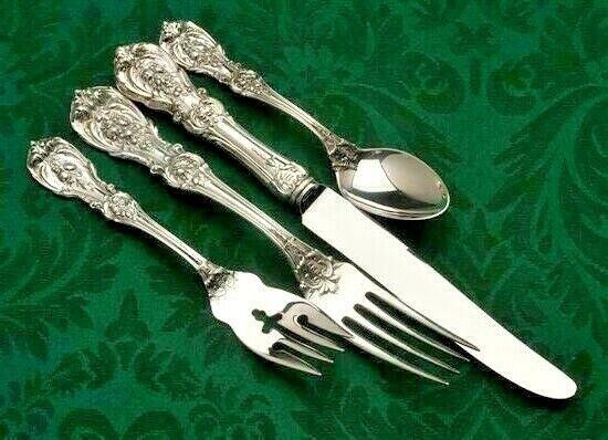 Francis I Sterling Silver by Reed & Barton 4 piece DINNER Size Place Setting