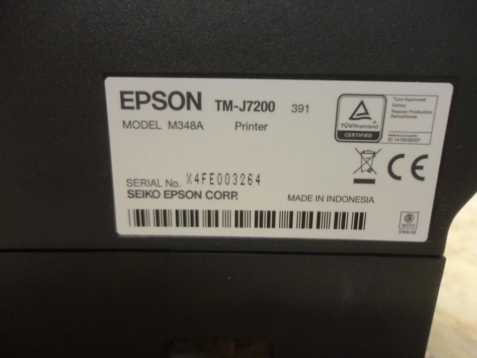 EPSON TM-J7200 POS USB LAN Rezeptdrucker Apothekendrucker M348A Bondrucker - Bild 3 von 4