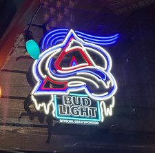 Vivid LED Colorado Avalanche Hockey Beer 24