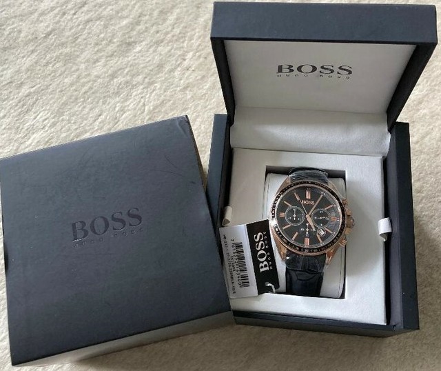 Hugo Boss 1513092 Driver Tachymeter Men's Wristwatch Black for sale