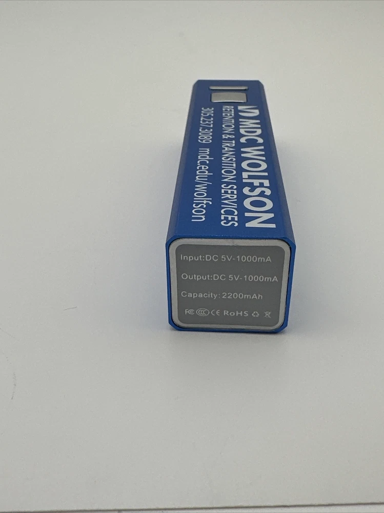 2200mAh Power Bank with 5V 1000mA Input & Output