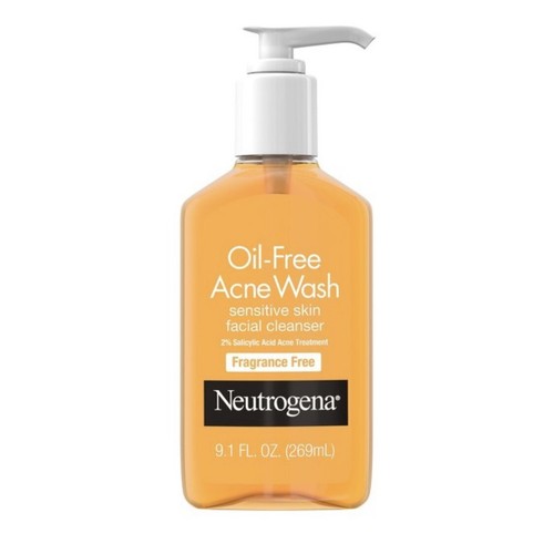 Limpiador facial Neutrogena sin aceite para lavado de acné 9,1 FL OZ caducidad 4/2026 nuevo sin usar - Imagen 2 de 5