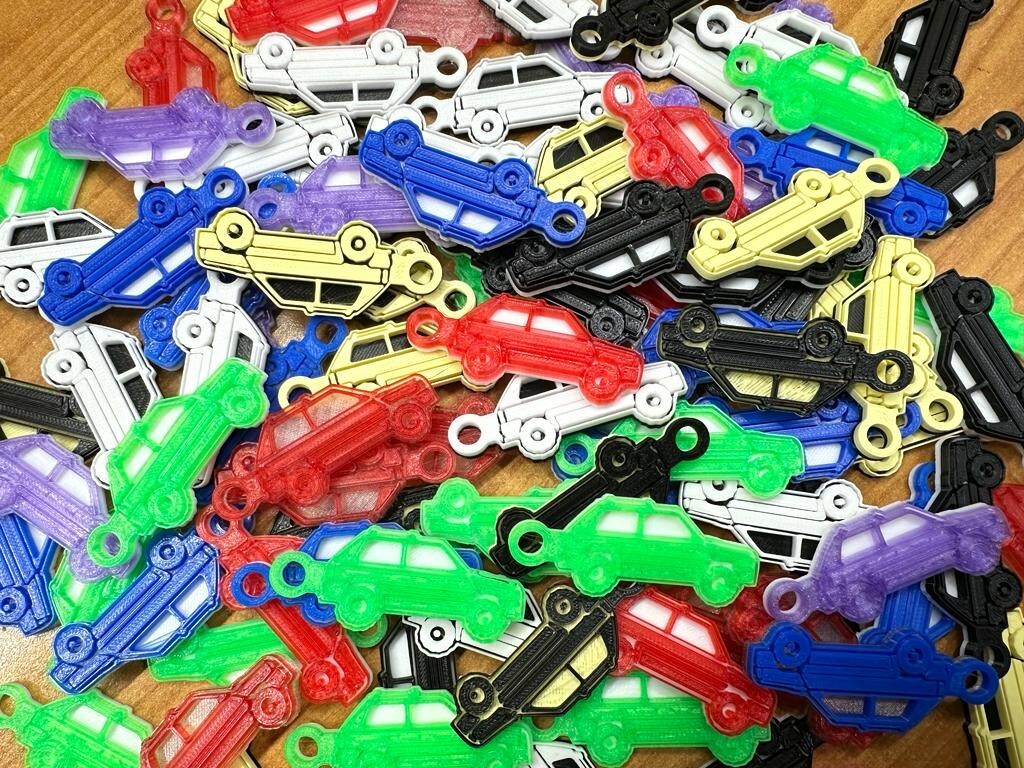 FIAT PANDA EMBLEMA AUTO IN STAMPA 3D COLORI A SCELTA