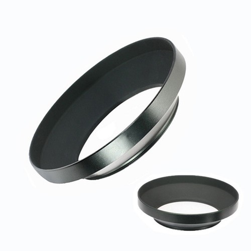 46mm Wide Angle Lens Hood Metal Screw-in For Canon Sony Nikon Olympus DSLR Cam - Picture 1 of 5