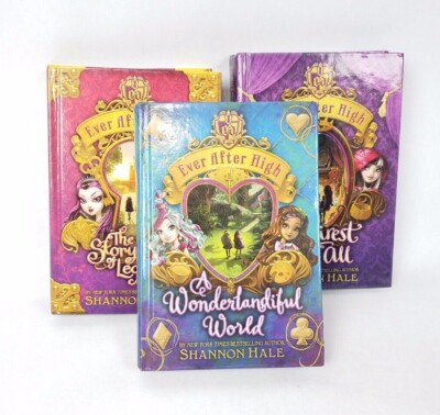 LOT of 3 - Ever After High Books - Shannon Hale - A Semi-Charming, Once