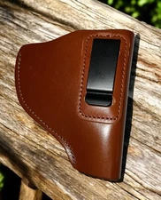 Right Hand Brown Leather IWB Concealment Holster for 2.5" RUGER GP100
