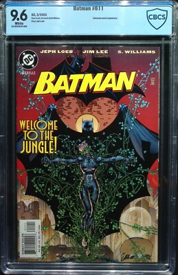 Batman #611 2003 CBCS 9.6 Catwoman App. Jim Lee & Scott Williams Cover!