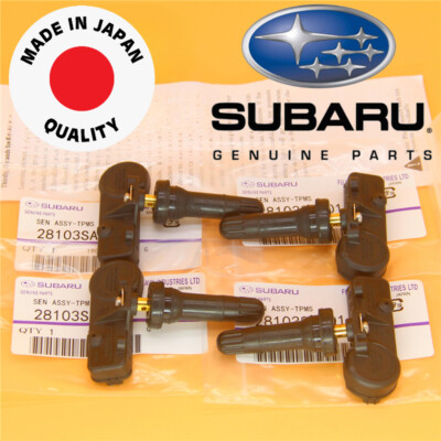 #ad New Set of 4PCS TPMS Tire Air Pressure Sensors 28103SA001 for Subaru WRX $28.99