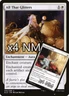 All That Glitters X4 NM Throne Of Eldraine + 4 Ethereal Armor MtG