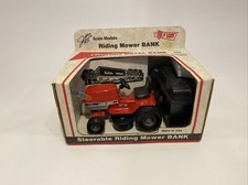 JLE 1/16 Scale - Lawn Chief - Steerable Riding Mower Bank - True Value - NIB