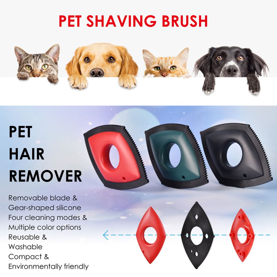 Pet Hair Remover Comb Reusable Hair Detailer Cleaning Tool for Couch