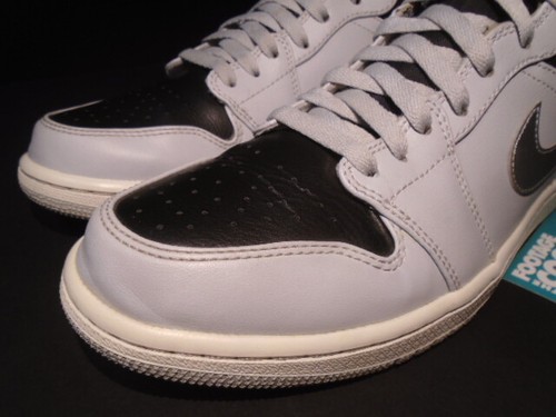 2016 NIKE AIR JORDAN 1 RETRO I MID OG PURE PLATINUM WHITE SILVER BLACK KAWHI 9 - Picture 4 of 9