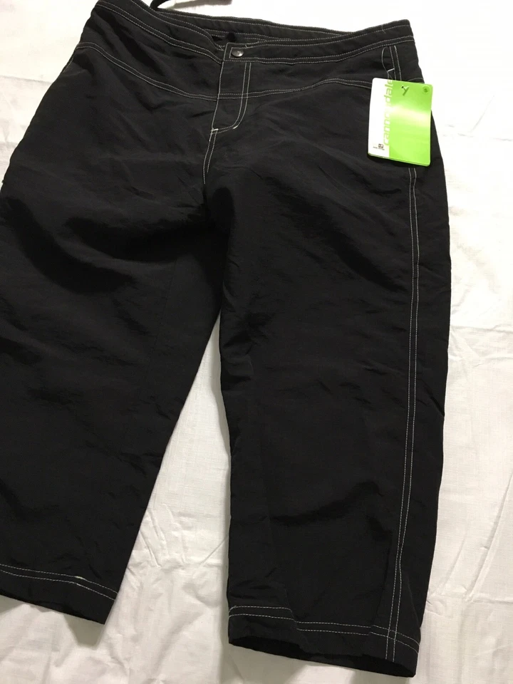 Calcinha Cannondale Cycling Rush Capris tamanho pequeno semi ajustada náilon preta nova com etiquetas - Imagem 4 de 4