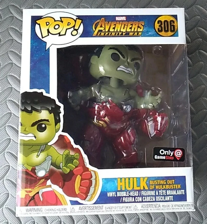 Funko POP! Marvel Hulk (Busting Out of Hulkbuster) Vinyl Figure  [Super-Sized]