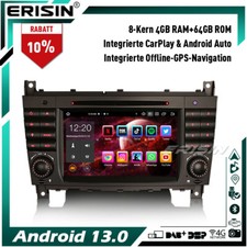 Android 14 64GB GPS Autoradio DAB+ DVD Navi Mercedes C/CLK/CLC Klasse W203 W463 Android 14 64GB GPS Autoradio DAB+ DVD Navi Mercedes C/CLK/CLC Klasse W203 W463