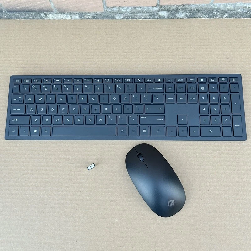 HP HSA-P003K HSA-P003M Wireless Keyboard And Mouse Set  Black-QWERTY - Image 2 of 3
