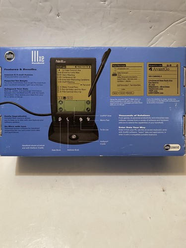 PALM IIIxe Handheld Personal Organizer NEW FACTORY SEALED 2000 - Photo 2 sur 6
