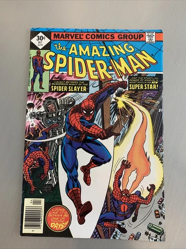 Amazing Spider-Man #167 Whitman Variant🔥•VF/NM (9.0)•🔑1st App Of Will-O’-Wisp