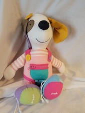Mudpie Girl Dog Plush Baby Stimulation Learning Plush 16"