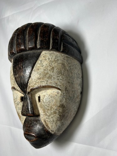 Fang Mask Ngil Society Gabon African Art 10" X 6"X 3" - Picture 8 of 11