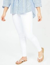 BNWT SIZE 24 GEORGE WHITE STRETCH POCKET DETAIL JEGGINGS XXL 2XL leggings new
