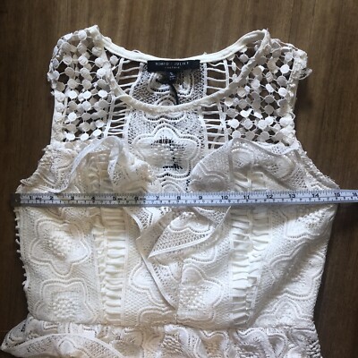 romeo and juliet couture White Lace Dress Nwt Size Small | eBay