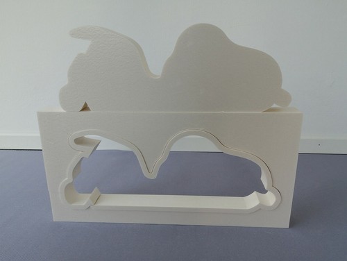 Betongießform Der weiße Beagle Snoopy 30x6cm doppelte Rand Hund liegt Woodstock - Bild 19 von 21