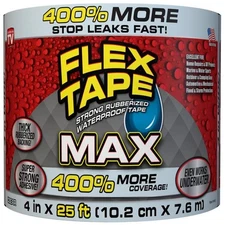 Swift Response 101910 4 in. x 25 ft. Max Flex Tape  Clear