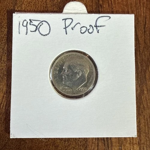 1950 Roosevelt Dime PROOF, Superb Gem PR++