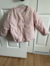 Gap Girls Pink Puffer Jacket 12-18 Months Insulated Lined Fall/Winter