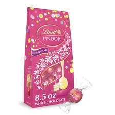 Lindt LINDOR Birthday Cake White Chocolate Truffles, 8.5 Ounce (Pack of 1) 