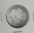1902 O Barber Quarter 25C Liberty Head Ungraded 90% Silver US Coin