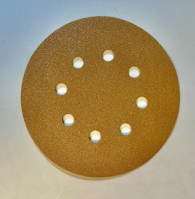 Wurth 5'' Hook & Loop 8 Hole Sanding Disc 50pcs 120grit FREE SHIPPING
