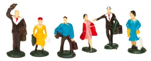 Bachmann Trains 42330 FIGURES - WAITING PASSENGERS - HO Scale (Importación USA) | Condition: Nuevo