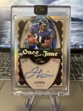 Jamal Lewis Once Upon a Time Silver /75: 🐦‍⬛ 2023 Panini One Football. BAL RB!