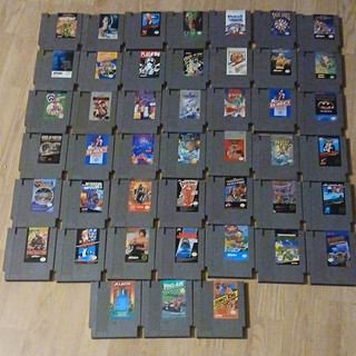 Nintendo NES Massive Cartridge Lot (45 Games) Rare and Clean