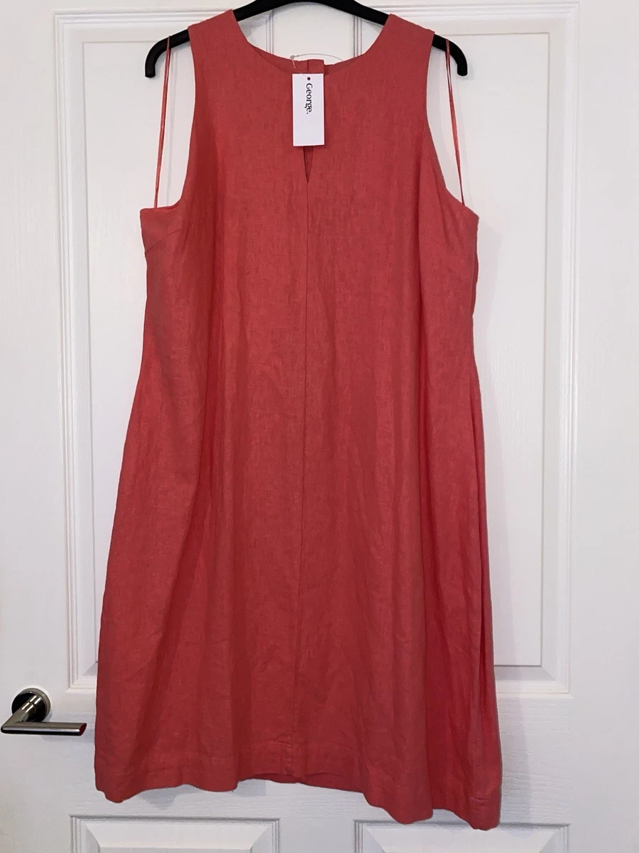 knee length dresses for ladies Fenwick Linen Dress  St. George USA