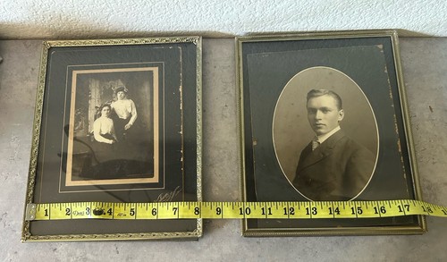 Antique Set of 2 Gentlemen & WHIGHAM 2 Victorian Ladies c1890 San Francisco CA - Picture 7 of 13