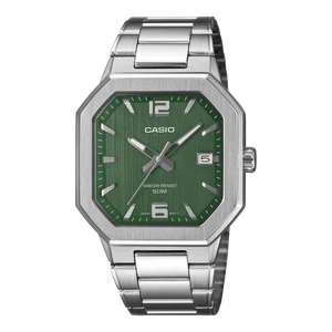 Casio MTP-B195D-3AV Hommes Montres Cadran Vert Acier inoxydable 50M montre