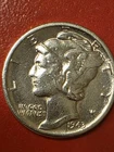 BUY IT NOW - 1943-D Mercury SILVER Dime   Sky-Brite / Super- White!  PROOF-LIKE!
