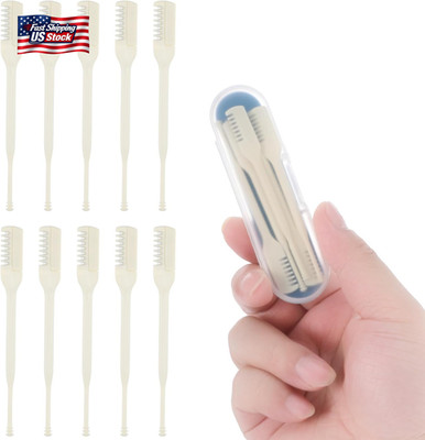 10-Pack Manual Nose Hair Trimmer, 360° Rotating Nasal Hair Cutter with Ear Picke