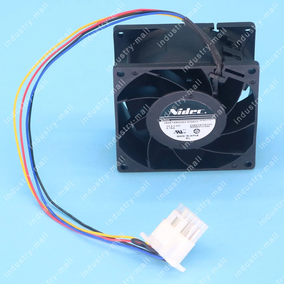 1PC NIDEC V80E14MS2A3-57A611 239D1412P001 GE WR60X10356 DC13.6V 0.16A Fan New - Image 3 of 4