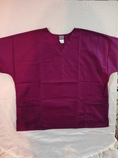 New Cherokee Workwear Originals Women's Size 2XL V-Neck Burgundy Scrub Top