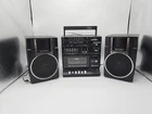 Vtg Hitachi TRK-9005H Boombox Ghetto Blaster Radio Detachable Speakers Repair