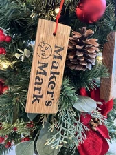 Maker’s Mark Kentucky Bourbon Barrel Stave Ornament Gift For Bourbon Lover