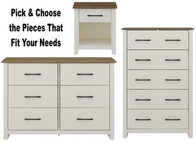 ivory dresser set ESF Italia Barocco Bedroom Set In Ivory (Queen/King)