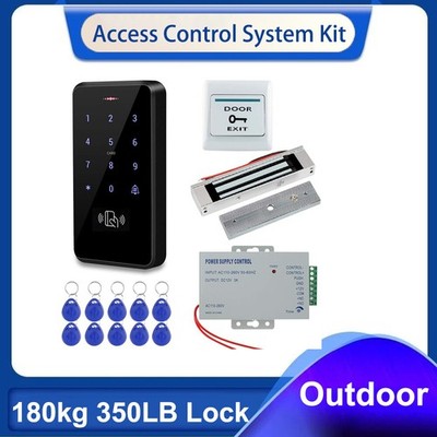 RFID Access Control System Door Lock,Fully Waterproof Electric Magnetic Lock Set
