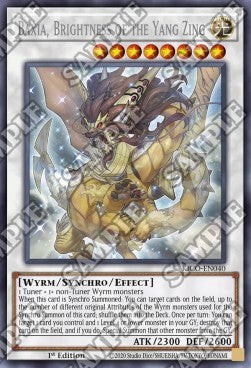 YuGiOh Baxia, Brightness of the Yang Zing KICO-EN040 Rare Englisch Neu 1st